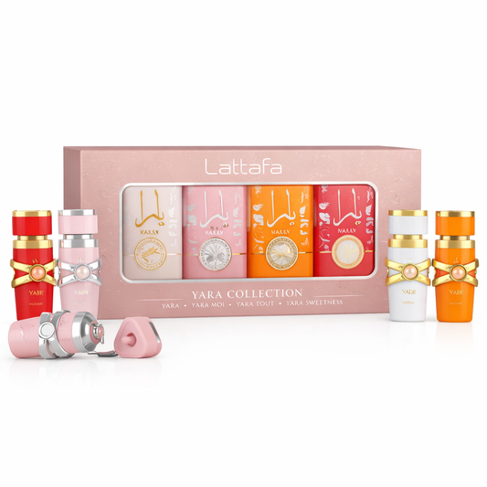 .ESTUCHE LATTAFA YARA MUJER 4 PIEZAS
