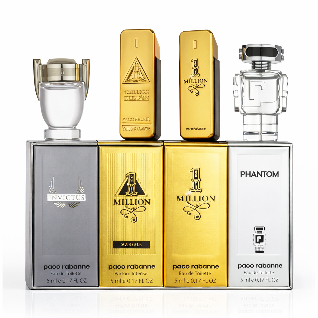 .ESTUCHE PACO RABANNE 4PC MINIATURE MEN SET