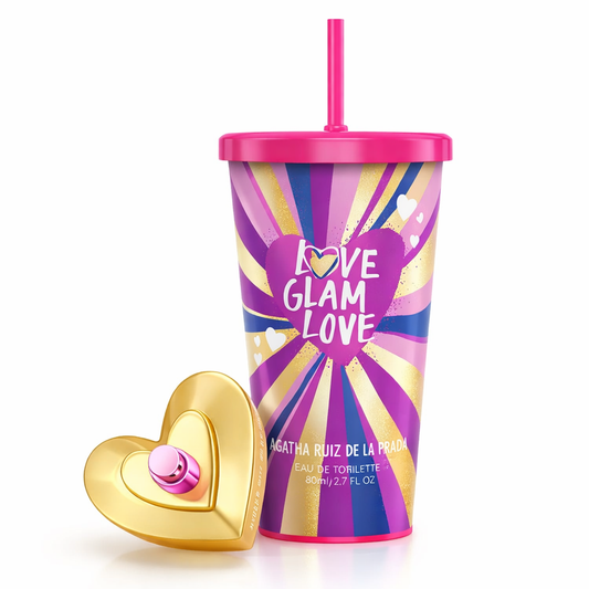 AGATHA RUIZ LOVE GLAM LOVE 2.7 EDT SP WOMEN (WITH SMOOTHIE CUP)